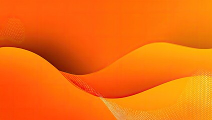 Abstract orange waves with subtle texture
