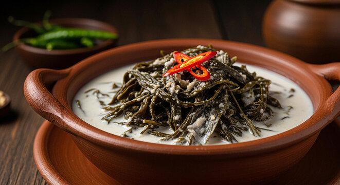 Laing (Taro Leaves in Coconut Milk)