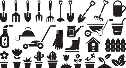 Gardening Icon Set