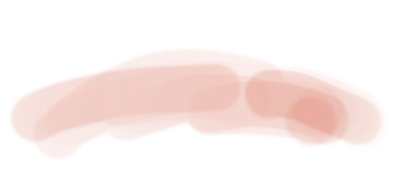 淡い朱色の柔らかな流線デザイン