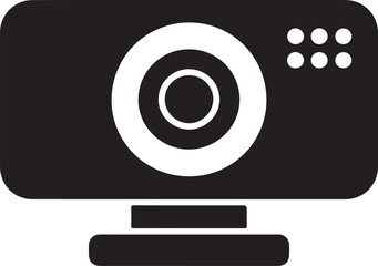 Webcam icon vector
