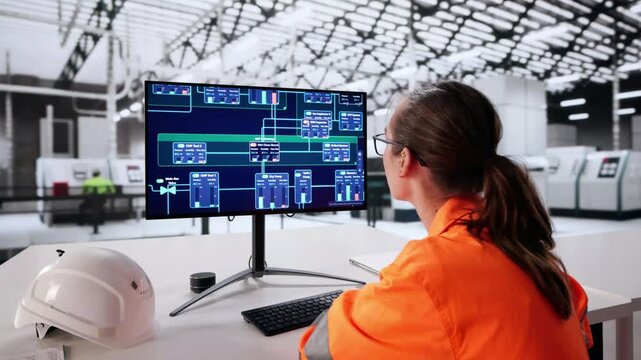 Women In Technology: SCADA Operator Controls Factory Process System
