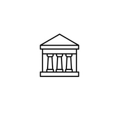 bank icon with transparent background PNG and JPEG image