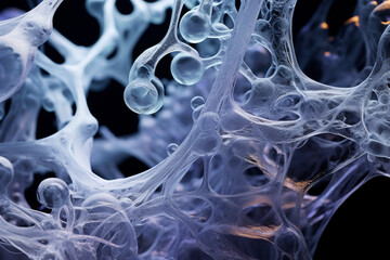 Abstract neural pattern background