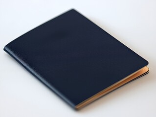 Elegant navy notebook for professional use.