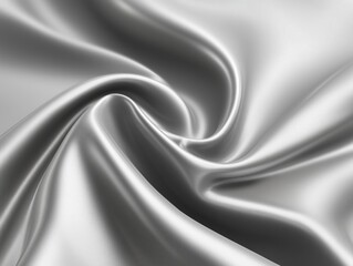 Obraz premium Elegant silver silk fabric background texture.