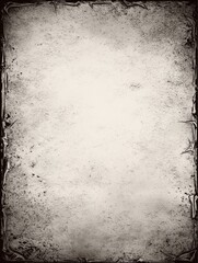 Aged, textured paper with a distressed border