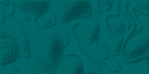 paper cut 3d render topography abstract, beautiful blue Background. geometric map relief texture with curved layers and shadow. Realistic papercut decoration textured with wavy vector design.