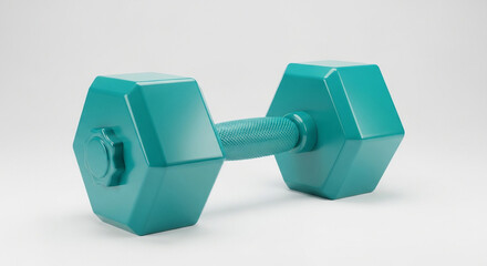 dumbbell isolated on white