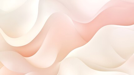 Abstract Background With Smooth Pastel Waves Delicate And Elegant Design Aesthetic