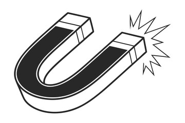 horseshoe magnet icon