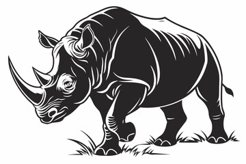 rhino vector illustration