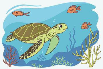 green sea turtle
