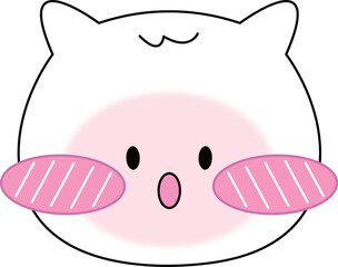 부끄러워 하는 캐릭터