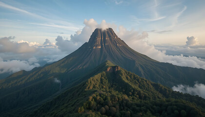 Brazil’s Pico das Agulhas Negras pierces the clouds with jagged volcanic spires. Rugged peaks rise from dense Atlantic Forest valleys.
