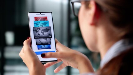 Digital Payment Wallet With Credit Cards - Powered by Adobe