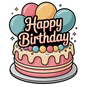 birthday cake with candles