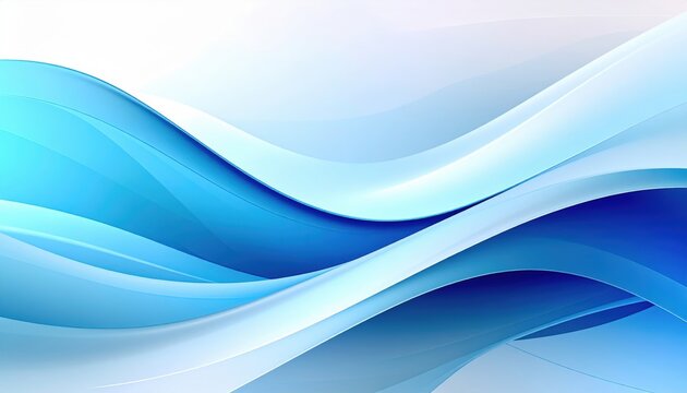 Fluid motion design abstract background digital art soft blue waves contemporary environment visual concept for modern aesthetics