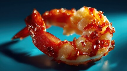 Crispy Fried Shrimp on White Background - Perfect for Seafood Advertising and Menu Design