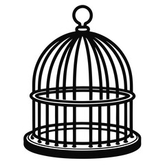 birdcage with a cage