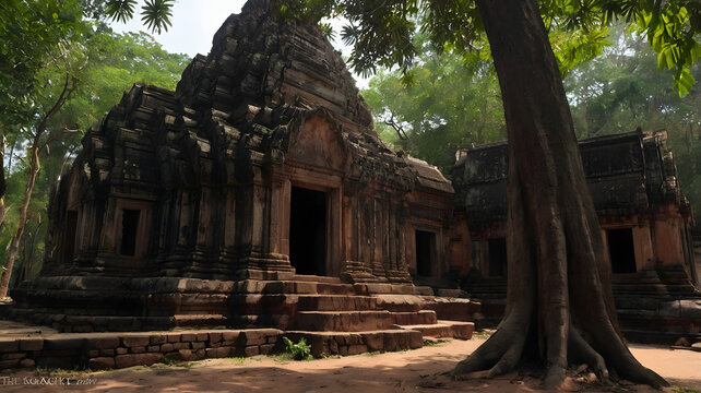 It is a stone castle in ancient Khmer art built around the 16th and 17th Buddhist centuries. Prasat Ta Khwai is also known as Prasat Ta Wai or Prasat Kro Bei in Khmer.
