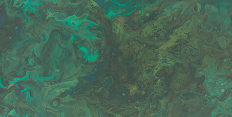 A Seamless Pattern of Artistic Liquid and Ocean Hues