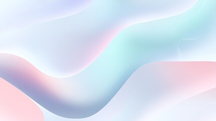 Obraz premium Pastel waves gentle abstract dreamy background