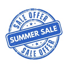 Stamp of summer sale, button, badge, grunge stamp summer sale, tag, seal, label, rubber stamp summer sale, 