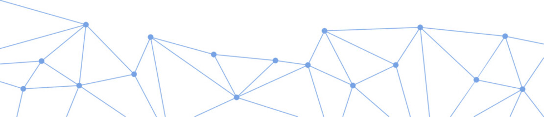 Abstract Low Polyline Footer