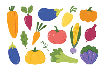 Vibrant Harvest: An assortment of freshly picked, vibrantly colored vegetables, an inviting array that evokes the bounty of the season and the essence of healthy eating.