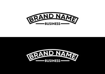 Fototapeta premium signpost symbol icon brand name simple logo vector