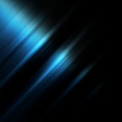 Fototapeta premium Abstract Blue Diagonal Lines On Black Background