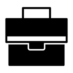 Business Portfolio Flat Semi Solid Vector Icon