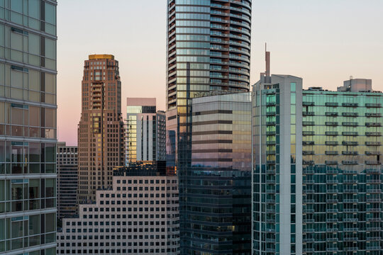 Skyline of Buildings in Buckhead, Atlanta, Georgia