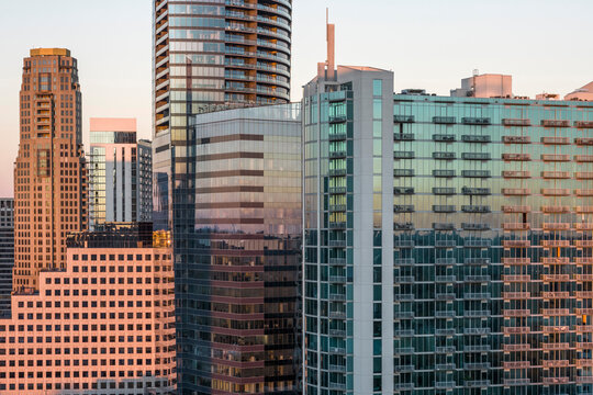 Skyline of Buildings in Buckhead, Atlanta, Georgia