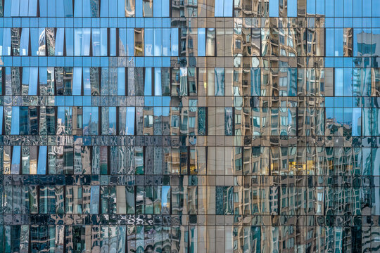 Reflections in an Office Building in Buckhead, Atlanta, Georgia