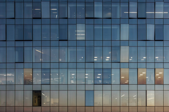 Window Reflections on a Office Building in Buckhead Atlanta, Geo