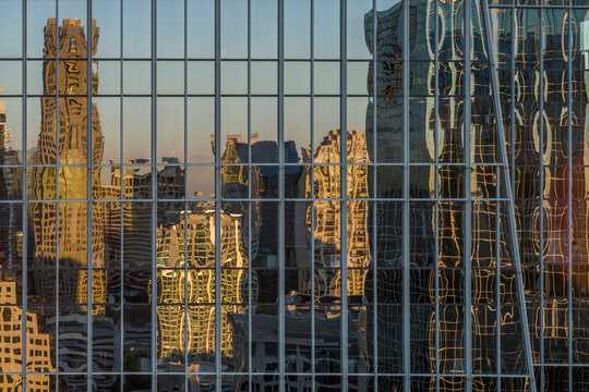 Window Reflections on a Office Building in Buckhead Atlanta, Geo