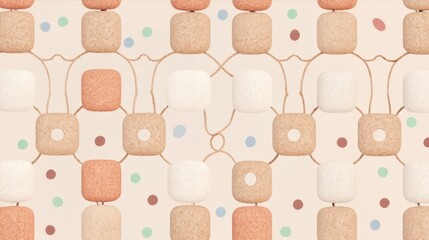 Neon Blue Ice Sculpture Abstract Artistic Pattern Featuring Geometric Shapes and Soft Pastel Colors with Dotted Accents a neon blue ice fractal design