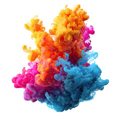 Obraz premium Colorful ink explosion (2)