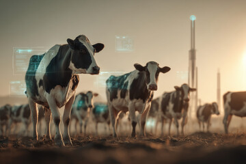 Cows Wearing Biometric Sensors Sleek