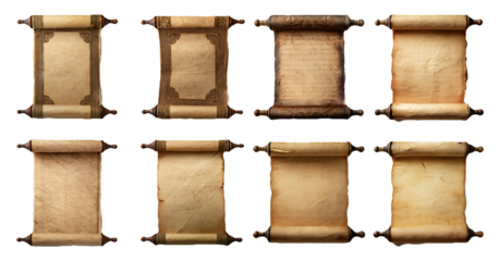 Antique Scrolls Collection with Various Textures and Designs