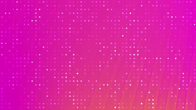 Abstracts Twirls Blink Dot Vibrant pink gradient background with dynamic dot matrix animation and geometric lines pattern