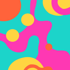 pink ,blue ,yellow ,orange backgroun