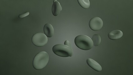 Abstract Floating Spheres and Drops on Minimalist Background