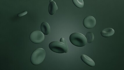 Abstract Floating Spheres and Drops on Minimalist Background