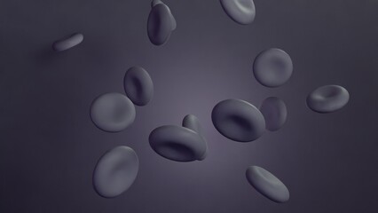 Abstract Floating Spheres and Drops on Minimalist Background
