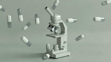 microscope piles 3d medication
