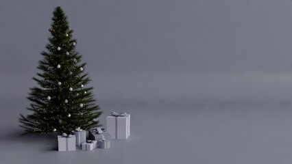 Christmas Tree with Gifts