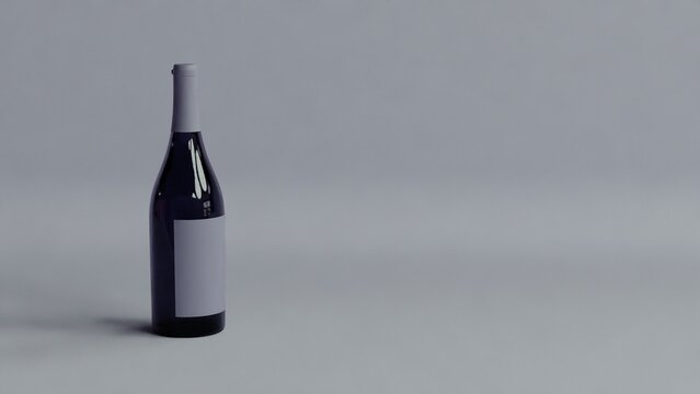 Wine Bottle Still Life